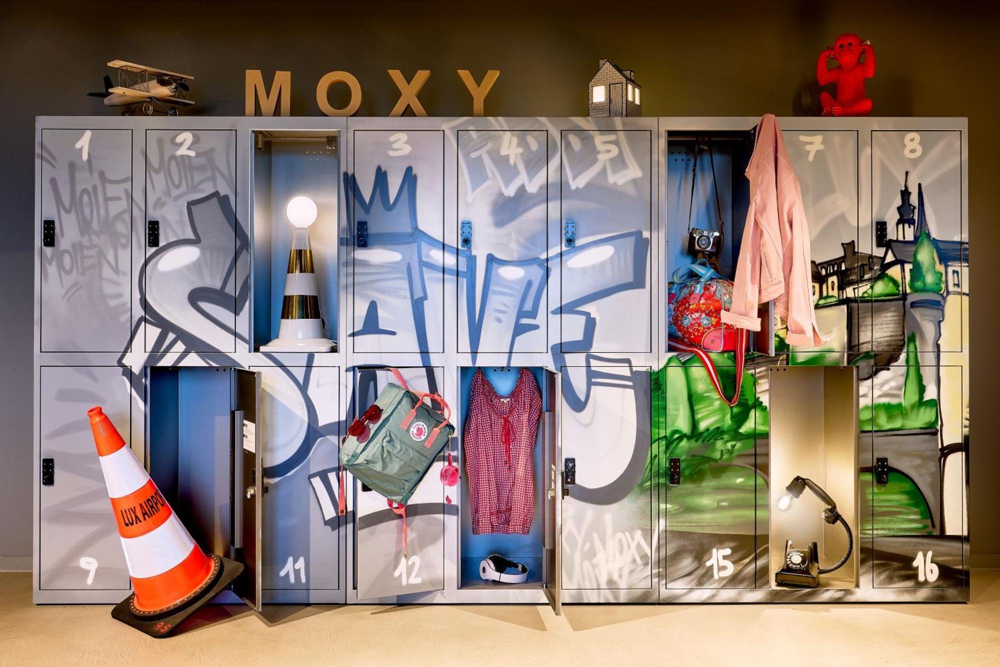 Moxy Luxembourg Airport Hotel Niederanven Eksteriør billede